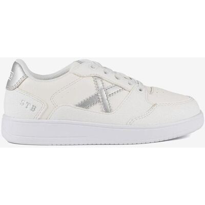 Zapatillas Munich Legit blanco plateado infantil - 35 Zapatillas Munich Legit blanco plateado infantil - 35