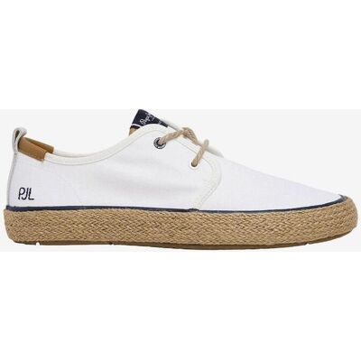 Zapatos Pepe Jeans Port Tourists blanco azul marino beige mujer - 45 Zapatos Pepe Jeans Port Tourists blanco azul marino beige mujer - 45