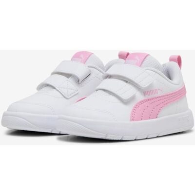 Zapatillas Puma Courtflex V3 V blanco rosa infantil - 22 Zapatillas Puma Courtflex V3 V blanco rosa infantil - 22