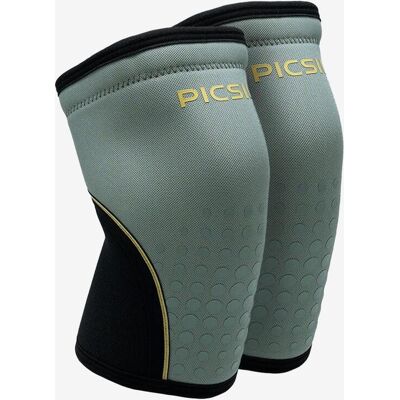 Rodilleras Picsil Neoboost 10mm verde negro amarillo (Par) - S Rodilleras Picsil Neoboost 10mm verde negro amarillo (Par) - S