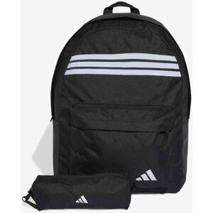 Mochila adidas Classic 3-Stripes Horizontal 27,4L negro puro blanco Mochila adidas Classic 3-Stripes Horizontal 27,4L negro puro blanco
