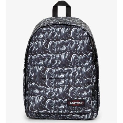 Mochila Eastpak Out Of Office 27L negro eclipse blanco Mochila Eastpak Out Of Office 27L negro eclipse blanco