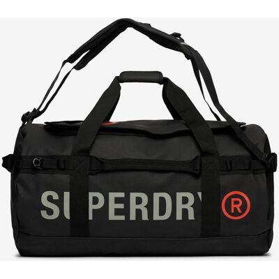 Bolsa Superdry Large Tarp Barrel negro blanco naranja Bolsa Superdry Large Tarp Barrel negro blanco naranja