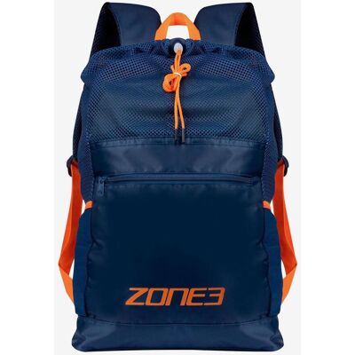 Mochila Zone3 Large Mesh Swim azul naranja Mochila Zone3 Large Mesh Swim azul naranja