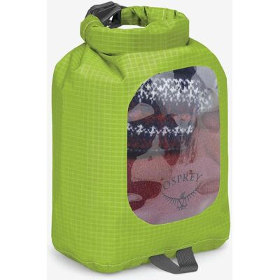 Bolsa estanca Osprey Ultralight DrySack Window 3L verde lima Bolsa estanca Osprey Ultralight DrySack Window 3L verde lima