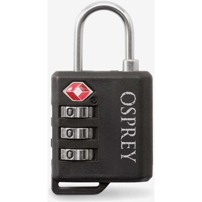Candado Osprey Padlock negro Candado Osprey Padlock negro