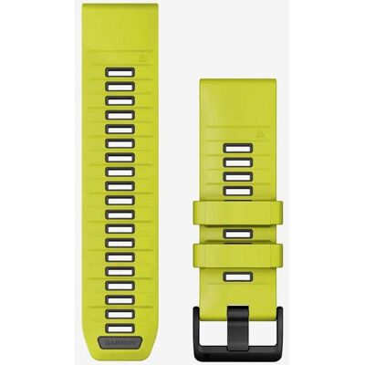 Correa de silicona Garmin QuickFit 26 mm amarillo grafito Correa de silicona Garmin QuickFit 26 mm amarillo grafito