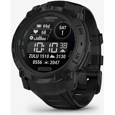 Garmin Instinct 3 Solar 50 mm Tactical Edition negro correa negro Garmin Instinct 3 Solar 50 mm Tactical Edition negro correa negro