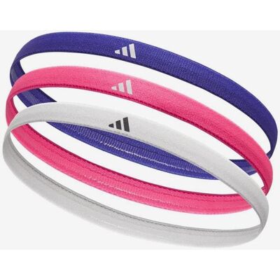 adidas Training Cinta para la cabeza adidas Logo azul rosa blanco (3 unidades) adidas Training Cinta para la cabeza adidas Logo azul rosa blanco (3 unidades)