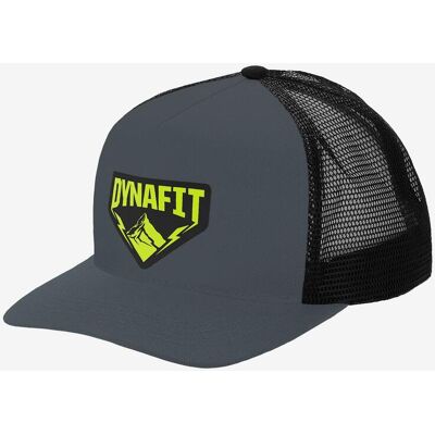 Gorra Dynafit Patch Trucker gris oscuro amarillo Gorra Dynafit Patch Trucker gris oscuro amarillo