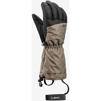 Guantes Leki Pow Swtch Zero Long marrón grisáceo negro infantil - 7 Guantes Leki Pow Swtch Zero Long marrón grisáceo negro infantil - 7