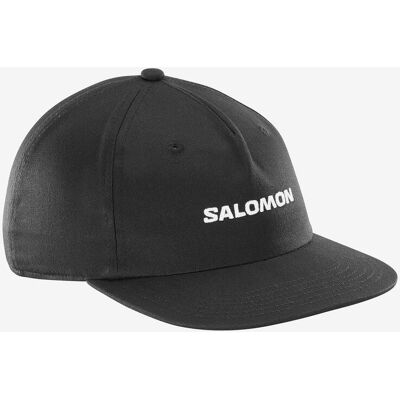 Gorra Salomon Logo Flat negro - S-M Gorra Salomon Logo Flat negro - S-M