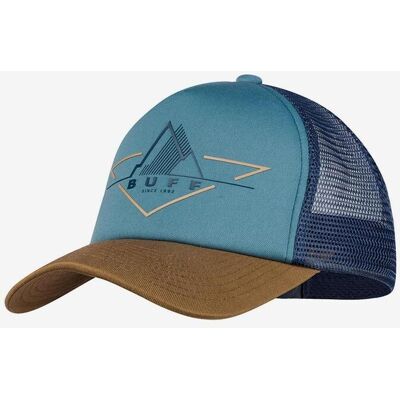 Gorra Buff Trucker Cap Stone Blue azul marrón Gorra Buff Trucker Cap Stone Blue azul marrón
