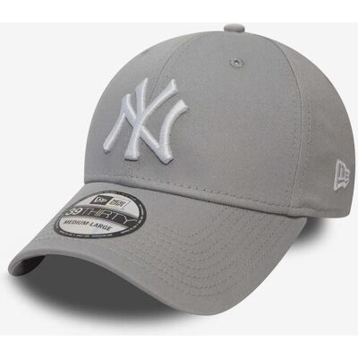 Gorra New Era 39THIRTY League Basic New York Yankees gris blanco - S-M Gorra New Era 39THIRTY League Basic New York Yankees gris blanco - S-M