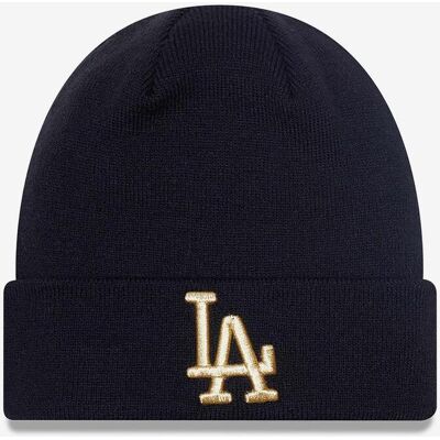 Gorro New Era Knit Medium Metallic Los Angeles Dodgers negro dorado Gorro New Era Knit Medium Metallic Los Angeles Dodgers negro dorado