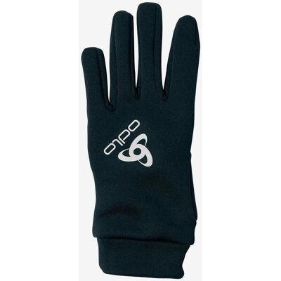 Guantes Odlo Stretchfleece Liner Eco negro mate blanco - M Guantes Odlo Stretchfleece Liner Eco negro mate blanco - M