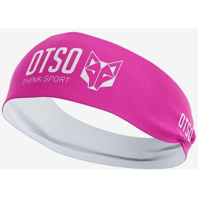 Cinta para la cabeza Otso Sport 8 cm rosa blanco Cinta para la cabeza Otso Sport 8 cm rosa blanco
