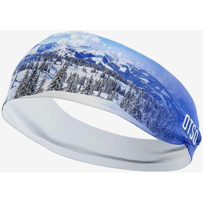 Cinta para la cabeza Otso Snow Forest 8 cm azul blanco Cinta para la cabeza Otso Snow Forest 8 cm azul blanco