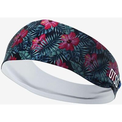 Cinta para la cabeza Otso Tropical 12 cm verde rosa Cinta para la cabeza Otso Tropical 12 cm verde rosa