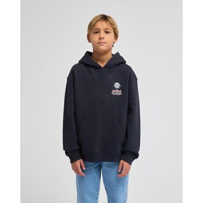 Sudadera con capucha Billabong Foundation azul marino rosa blanco infantil - M Sudadera con capucha Billabong Foundation azul marino rosa blanco infantil - M