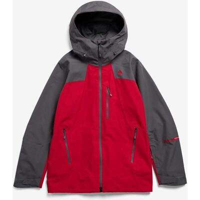 Chaqueta con capucha Burton Reserve 2L Insulated rojo gris oscuro - L Chaqueta con capucha Burton Reserve 2L Insulated rojo gris oscuro - L