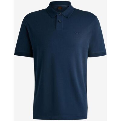 Polo BOSS Interlock manga corta azul marino - S Polo BOSS Interlock manga corta azul marino - S