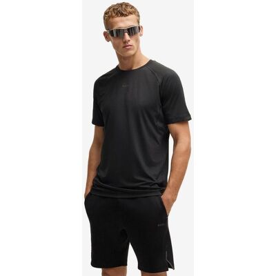 Camiseta BOSS Green Tee Active manga corta negro puro - XL Camiseta BOSS Green Tee Active manga corta negro puro - XL