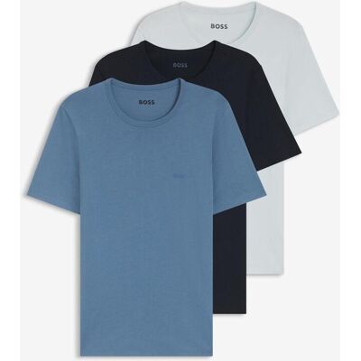 Camiseta BOSS Classic Logo manga corta azul (3 unidades) - XXL Camiseta BOSS Classic Logo manga corta azul (3 unidades) - XXL