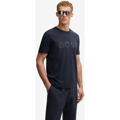 Camiseta BOSS Green Logo Glamping manga corta azul marino - S Camiseta BOSS Green Logo Glamping manga corta azul marino - S