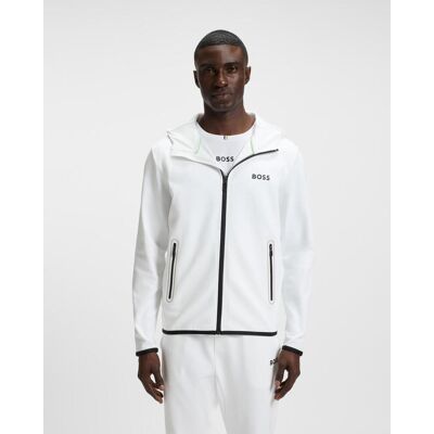 Sudadera con capucha BOSS Green Sicon TOC Full Zip blanco puro - L Sudadera con capucha BOSS Green Sicon TOC Full Zip blanco puro - L