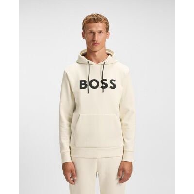 Sudadera con capucha BOSS Green Soody Zone blanco crema negro - L Sudadera con capucha BOSS Green Soody Zone blanco crema negro - L