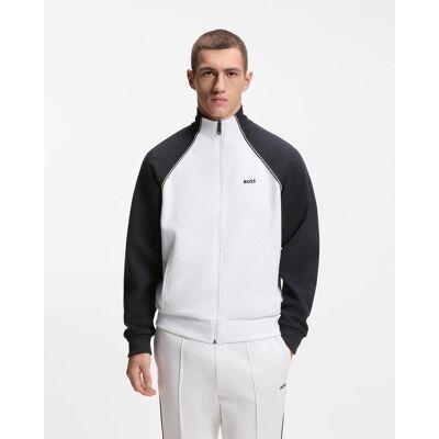 Sudadera BOSS Join Skaz Full Zip blanco negro - XXL Sudadera BOSS Join Skaz Full Zip blanco negro - XXL