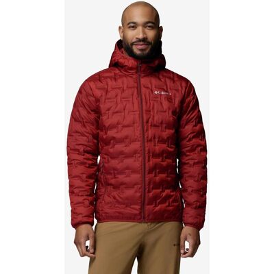 Chaqueta con capucha Columbia Delta Ridge II Down rojo burdeos - S Chaqueta con capucha Columbia Delta Ridge II Down rojo burdeos - S