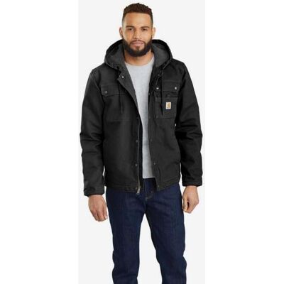 Chaqueta con capucha Carhartt Washed Duck Bartlett negro - XL Chaqueta con capucha Carhartt Washed Duck Bartlett negro - XL