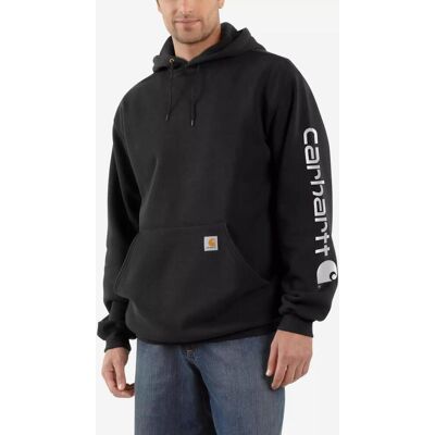 Sudadera con capucha Carhartt Sleeve Logo negro puro - XL Sudadera con capucha Carhartt Sleeve Logo negro puro - XL