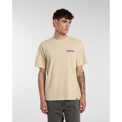 Camiseta Dickies Burns SS manga corta beige - XL Camiseta Dickies Burns SS manga corta beige - XL