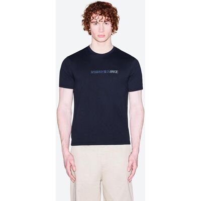 Camiseta Armani Exchange Embroidered Logo manga corta azul marino - XL Camiseta Armani Exchange Embroidered Logo manga corta azul marino - XL
