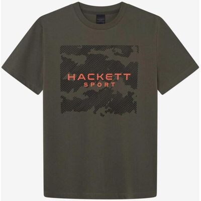 Camiseta Hackett Camo Graphic manga corta verde caqui naranja - S Camiseta Hackett Camo Graphic manga corta verde caqui naranja - S