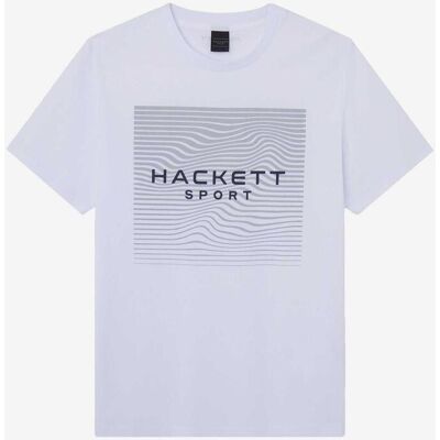 Camiseta Hackett Vector Graphic manga corta blanco azul marino - S Camiseta Hackett Vector Graphic manga corta blanco azul marino - S