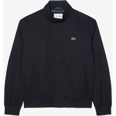 Chaqueta Lacoste Water-Repellent Twill Harrington azul marino - S-M Chaqueta Lacoste Water-Repellent Twill Harrington azul marino - S-M