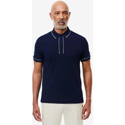 Polo Lacoste Smart Paris manga corta azul marino blanco - XXL Polo Lacoste Smart Paris manga corta azul marino blanco - XXL