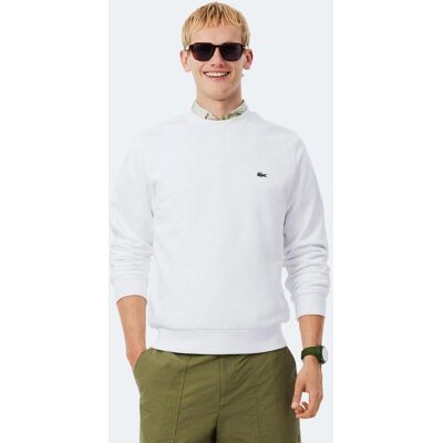 Sudadera Lacoste Classic Fit Fleece blanco puro - XL Sudadera Lacoste Classic Fit Fleece blanco puro - XL