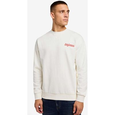 Sudadera Lee Graphic blanco naranja - XXL Sudadera Lee Graphic blanco naranja - XXL