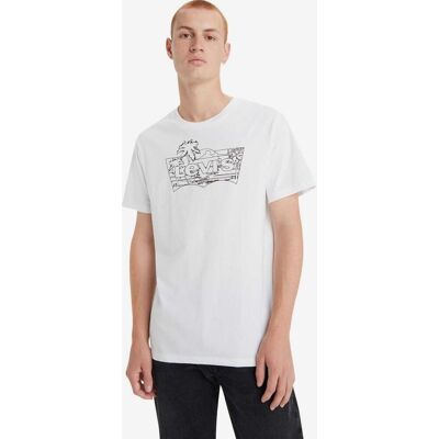 Levis Camiseta Levi's Graphic Crewneck manga corta blanco puro negro - XL Levis Camiseta Levi's Graphic Crewneck manga corta blanco puro negro - XL