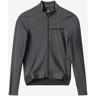 Maillot MAAP Pro Aero Thermal manga larga gris asfalto - M Maillot MAAP Pro Aero Thermal manga larga gris asfalto - M