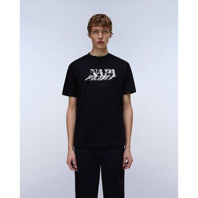Camiseta Napapijri Lodestar manga corta negro puro - M Camiseta Napapijri Lodestar manga corta negro puro - M