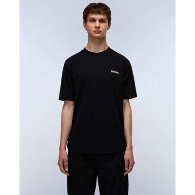 Camiseta Napapijri Small Box manga corta negro puro - S Camiseta Napapijri Small Box manga corta negro puro - S