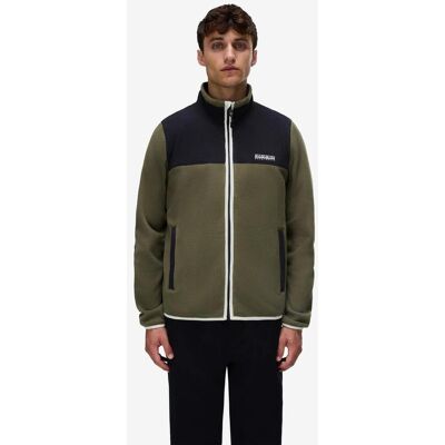 Chaqueta Napapijri Dergana verde oliva negro - L Chaqueta Napapijri Dergana verde oliva negro - L