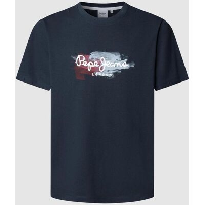 Camiseta Pepe Jeans Trey manga corta azul oscuro - L Camiseta Pepe Jeans Trey manga corta azul oscuro - L