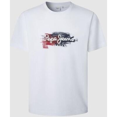 Camiseta Pepe Jeans Trey manga corta blanco - M Camiseta Pepe Jeans Trey manga corta blanco - M